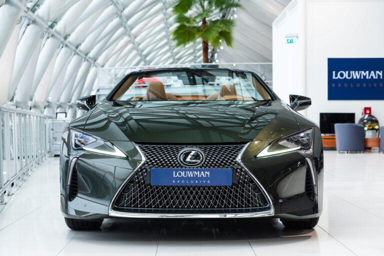 Lexus LC cabrio groen