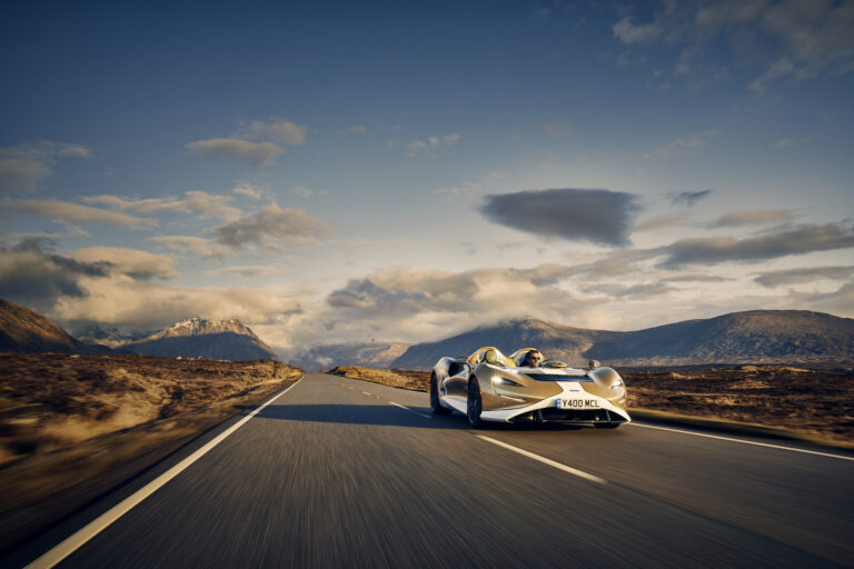 McLaren Elva Photographed in the Scottish Highlands May