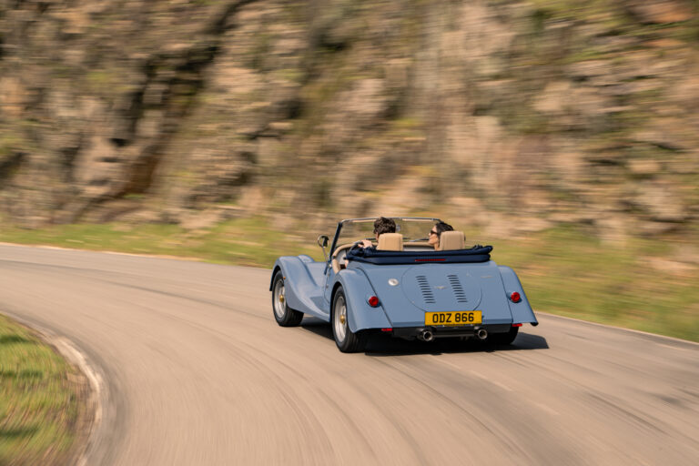 New Morgan Plus Four Dynamic Blue