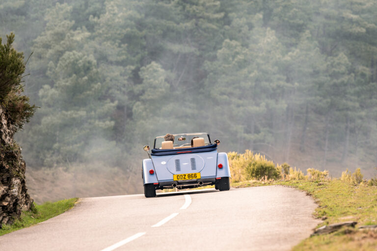 New Morgan Plus Four Dynamic Blue