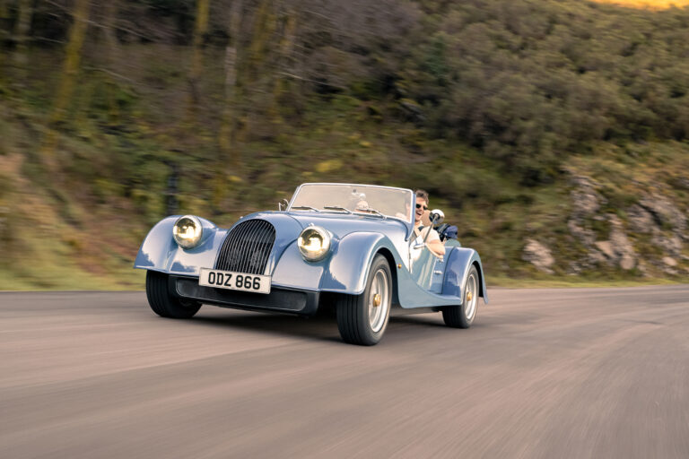 New Morgan Plus Four Dynamic Blue