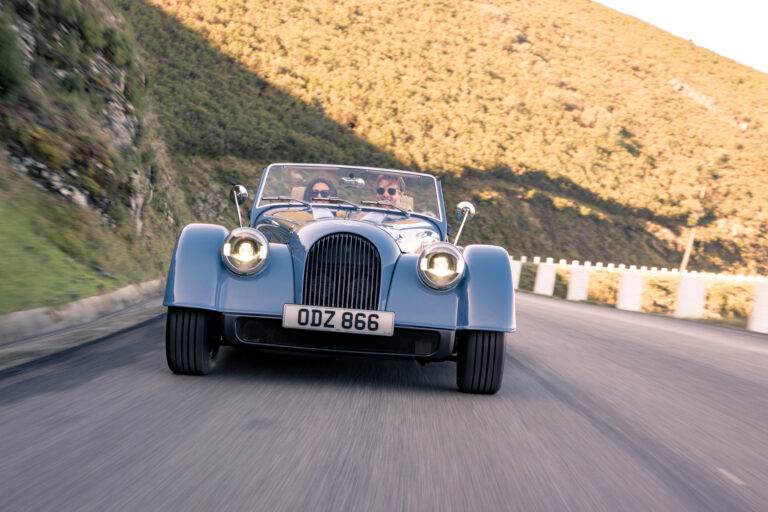 New Morgan Plus Four Dynamic Blue