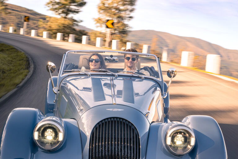 New Morgan Plus Four Dynamic Blue