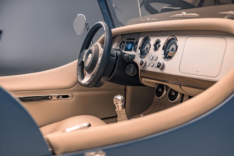 New Morgan Plus Four Studio Blue