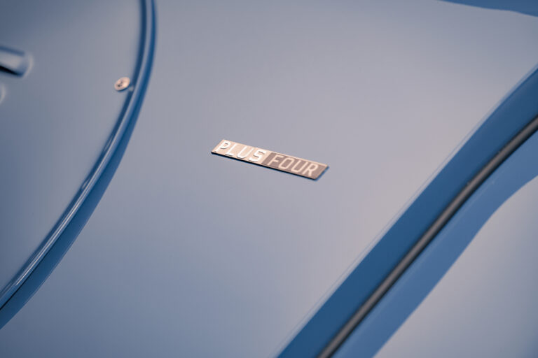 New Morgan Plus Four Studio Blue
