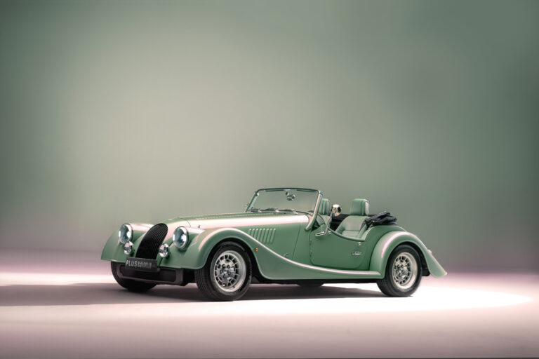 New Morgan Plus Four Studio Green