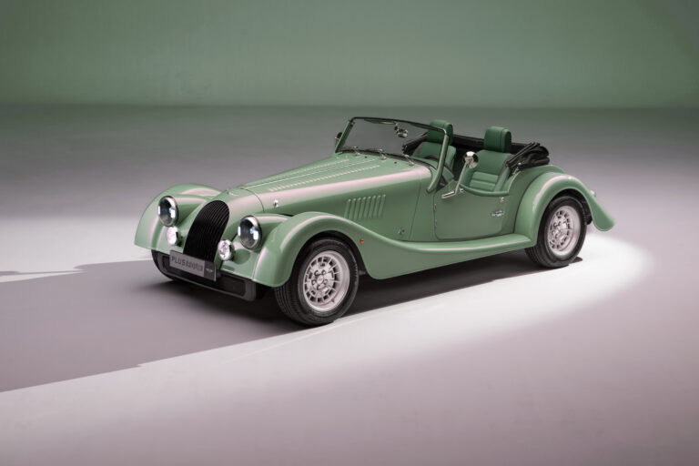 New Morgan Plus Four Studio Green