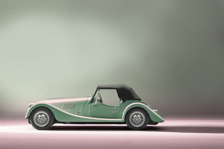 New Morgan Plus Four Studio Green