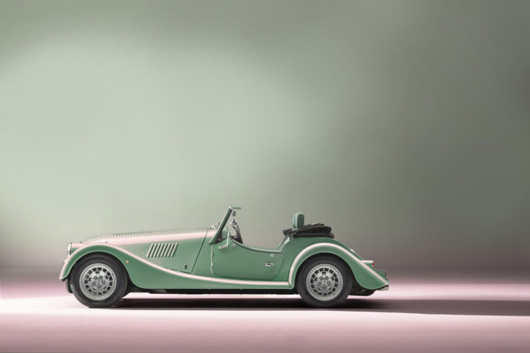 New Morgan Plus Four Studio Green
