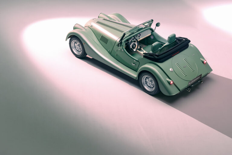 New Morgan Plus Four Studio Green