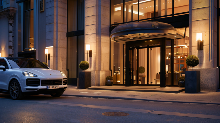 Porsche cayenne hotel