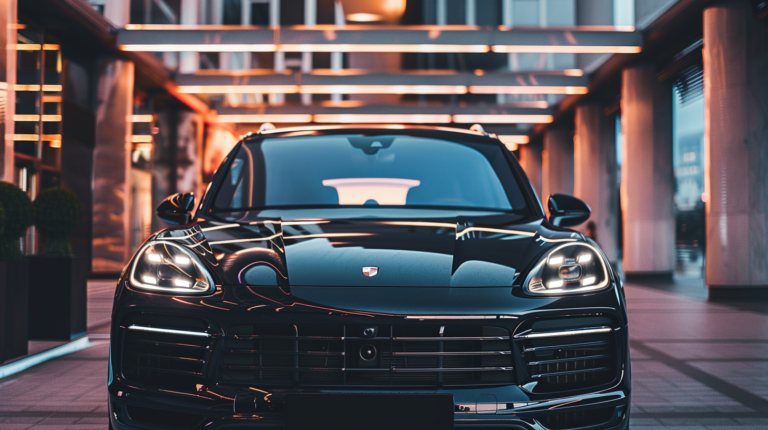 Porsche cayenne lights hotel
