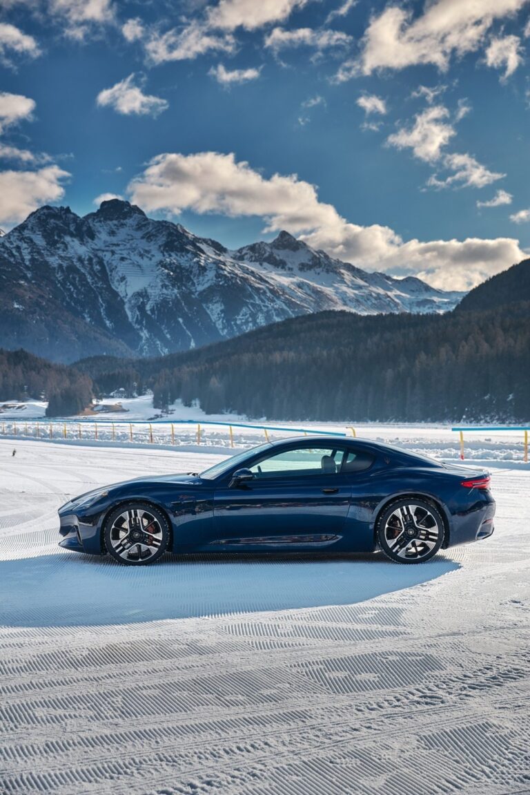 Small MaseratiatTheI C E thenewfull electricGranturismoFolgore