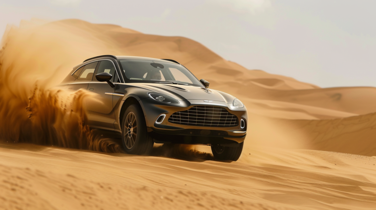 aston martin dbx desert dubai